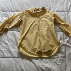 Yellow Ralph Lauren Classic fit polo